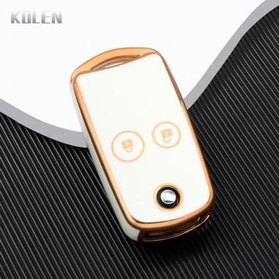 New Tpu Car Flip Key Case Cover Shell For Honda Civic Fit Accord Crv Hrv Jazz Odyssey For Acura Tl Tsx Zdx Rsx Crz 2 3 Buttons black