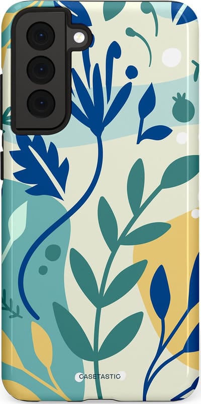 Casetastic Hoesje Geschikt voor Samsung S21 FE - Stijlvolle Beschermende Duo-layer Case - Muse in lente