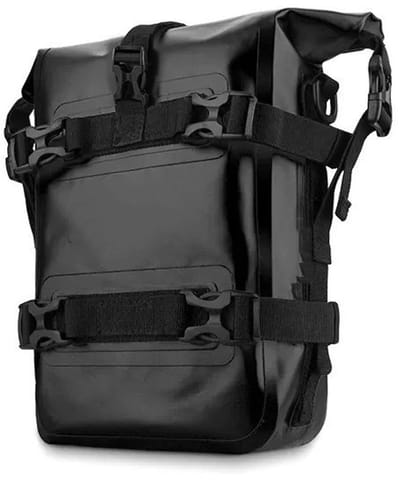 Dailygoods- Motortas 8 Liter - Waterdicht - Schoudertas/Zadeltas - Motorfiets Zijtas - Frametas - Compact 37x19x10 cm