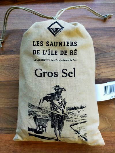 Grof keltisch zout in linnen zak 750 gram - Les Sauniers de l'Ile de Ré 1 kilo