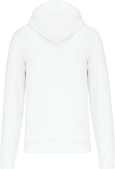 Kariban Ecologische herensweater met capuchon en ritssluiting K4030 - White - XXL