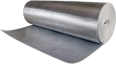Isolatie Folie - Radiator Reflectie - Energie Besparen - Dubbele Bubble Structuur - Waterdicht - Zilver