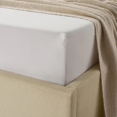 Dubbel Jersey Hoeslaken 80/90/100x200/220 – 100% Katoen – Extra Dik & Zacht – 40 cm Hoek – Wit – Y-NOT