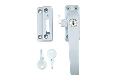 Wovar Raamsluiting met slot SKG aluminium rechts | Per stuk | Raamboom