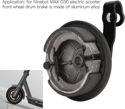 Aluminium Trommelrem Cover voor Scooter - Onderhoud en Vervanging - Voorwiel G30 Elektrische Scooter