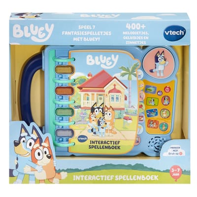 VTech Bluey - Interactief Spellenboek - Speelgoed - 400+ Melodietjes en Geluidjes - Speelgoed vanaf 3 jaar en ouder