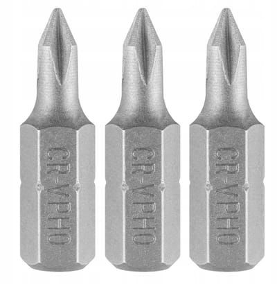 GRAFIET PH0 Schroefbits 25mm - 3 stuks