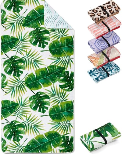 Famanu - XXL strandhanddoek van microvezel 200x90 cm, sneldrogend en lichtgewicht