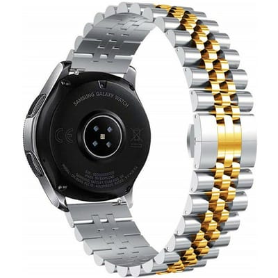 Samsung Gear Sport Jubilee stalen band (zilver/goud)