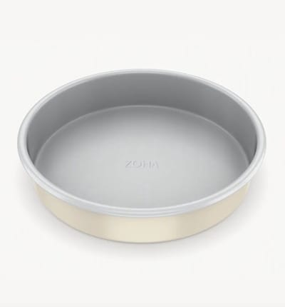 Zoha Ronde Keramische Bakvorm 24,6 cm – PFAS-vrij – Natuurlijk Antiaanbak – Beige
