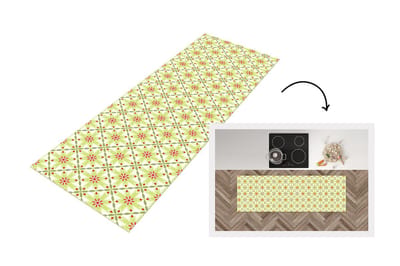 Keukenloper - Loper keuken - Bohemian - Patronen - Bloemen - 150x50 cm - Keukenloper vinyl
