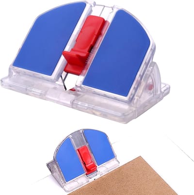 Papiersnijder - Snijmachine - Precisie Snijden - Verstelbare Hoek - 17.7 x 16.7 cm - Blauw