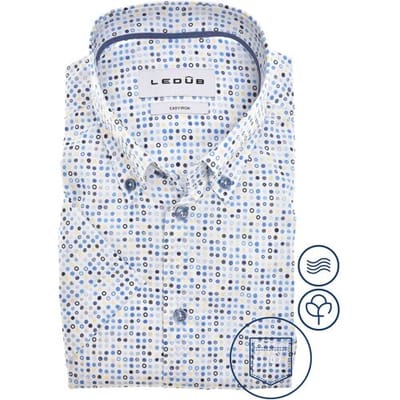 Ledûb Overhemd Confetti Chic Blauw / male
