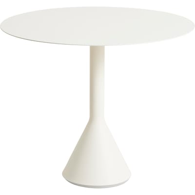 HAY Palissade Cone Tafel rond - crèmewit - Ø90_H74cm cm