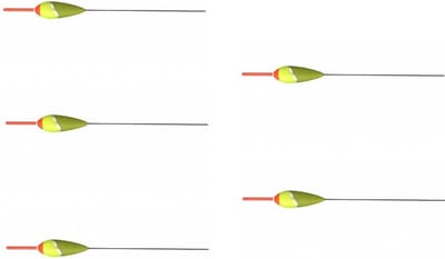 Mikado - Dobbers - 5 stuks - 0.50 gram - Groen
