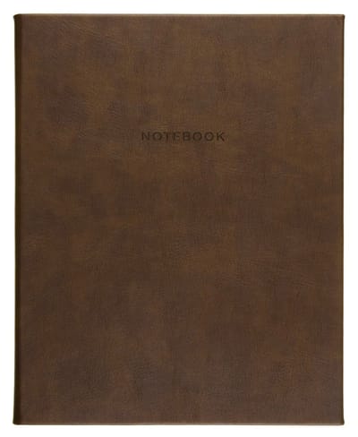 Eccolo notitieboek - Brown - lijn - ca.20x25cm - EC-D506M