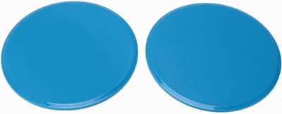 Buikspiertrainingsapparaat Kern - Core sliders - Kracht opbouwen - Dubbelzijdig ontwerp - 17.8 cm diameter - Blauw