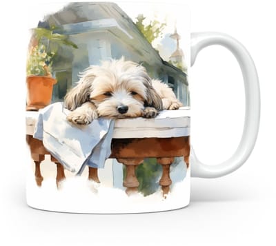 Mok Havanese Beker voor koffie of tas voor thee, cadeau voor dierenliefhebbers, moeder, vader, collega, vriend, vriendin, kantoor, opa, oma, hond, kerst, sinterklaas, verjaardag
