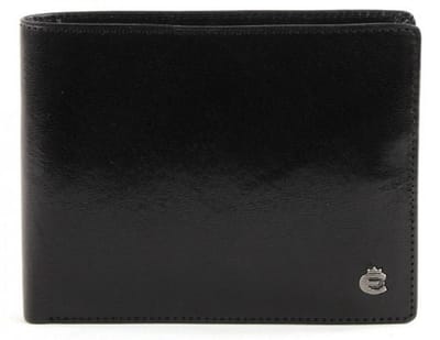 Esquire Leren Portemonnee Toscana Wallet Black Zwart