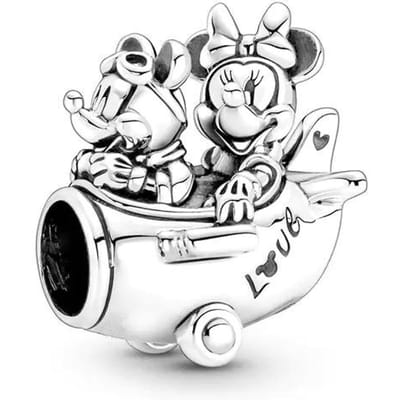 Nouveaux Charms Perles Série Mickey et Minnie Miniso Originaux Idéal Pour Bracelet Perles Donald Duck Charme Bijoux Fins Pour Femmes white