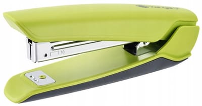 Groene Plastic Nietmachine voor 15 Vel - Kantoor Essentieel