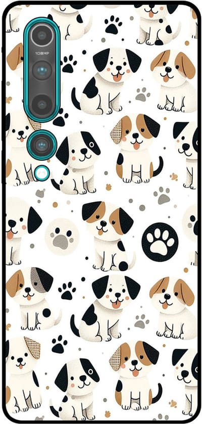 Smartphonica Telefoonhoesje Geschikt voor Xiaomi Mi 10 / 10 Pro met honden opdruk - TPU backcover case dog design geschikt voor Xiaomi Mi 10;Xiaomi Mi 10 Pro