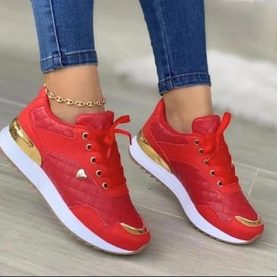 Dames vetersneakers, comfortabele hardloopschoenen voor buiten, dames ademende schoenen, sneakers in grote maten 41 blue