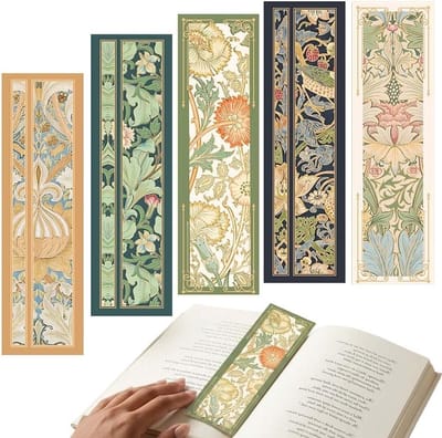 Aesthetic bookmarks voor school, hoogwaardige pagina scheiders met reliëf, perfect voor boekenliefhebbers