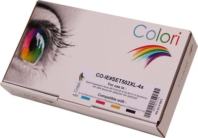 Set 4x Colori huismerk inkt cartridge geschikt voor Epson 502 502XL voor Expression Home XP-5100 XP-5105 XP-5115 Workforce WF-2800 Series WF-2860DWF WF-2865DWF