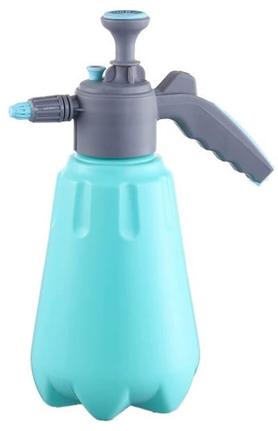 Handmatige Tuinspuit - Tuin & Gazon Drukspuitfles - met Veiligheidsventiel & Instelbare Spuitkop - voor Plantenbesproeiing/Huishoudelijk Reinigen/Auto Wassen 2 Liter Inhoud