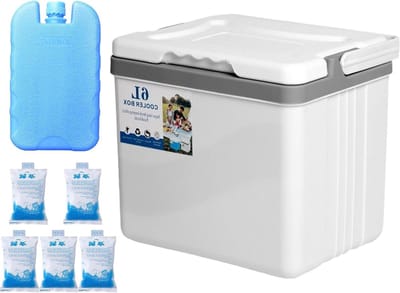 Waterdichte Koelbox - Draagbare Opslag - Buitenactiviteiten - Hoge Weerstand - 6 liter - Grijs