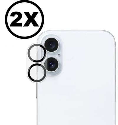 VOWLUX Camera Lens Protector voor iPhone 17 – Screenprotector Camera Lens 9H Gehard Glas – Full Cover – 2 Stuks – Extra Sterk, Krasbestendig, HD Helder – Beschermglas voor Cameralens