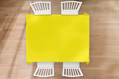 Tafelkleed - Tafellaken - 170x130 cm - Geel - Citroen - Neon - Kleuren - Binnen en Buiten