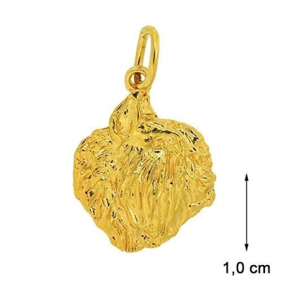 Blinx Jewels Vergulden Hanger Vlaamse Koehond