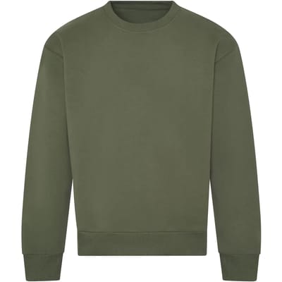 Just Hoods - Signature Heavyweight Sweater - Earthy Green maat XXL