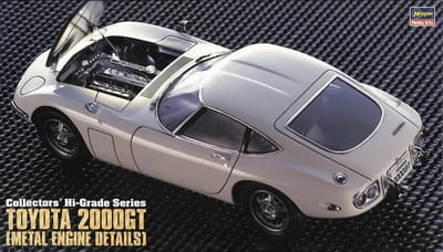 Hasegawa Modelbouwpakket Auto - 51047 Toyota 2000GT Car with Metal Parts Plastic - 1:24 - Modelbouw