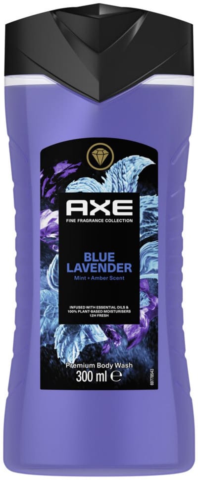 12x Axe Douchegel Blue Lavender 300 ml