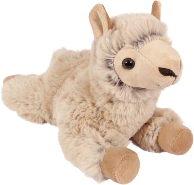 PIA Soft Toys - Pluche Knuffeldier Alpaca - liggend - 32 cm