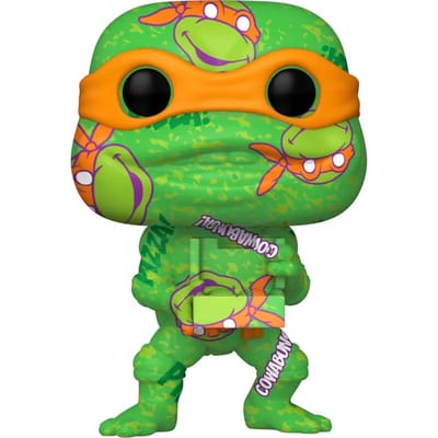 Funko POP! Exclusive - Michelangelo (Art Series With Case) - Teenage Mutant Ninja Turtles - 10cm - #54 - kunststof
