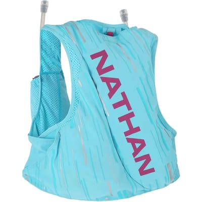 Nathan Pinnacle Series Vapor - 4L Hardlooprugzak Dames - Lichtblauw / Magenta | Maat: L