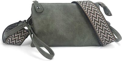 Dark green New York schoudertasje - OLT9613