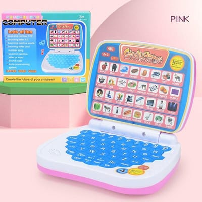 Engels Leren Compacte Laptop Speelgoed Ideaal voor Kinderen 2 3 Jaar. Jongens Plus Meisjes Computer Ideaal voor Alfabet ABC. Cijfers. Woorden. Spelling. Rekenen. Muziek