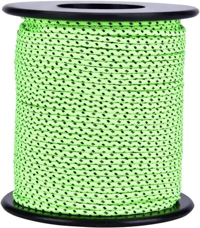 Glow In The Dark Paracord 50M - Reflecterende Touw voor Outdoor Camping en Tentgebruik