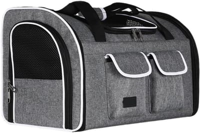 Katten Draagtas - Huisdieren Rugzak - Veilige Reizen - Ademend Ontwerp - 45 cm - Patchwork