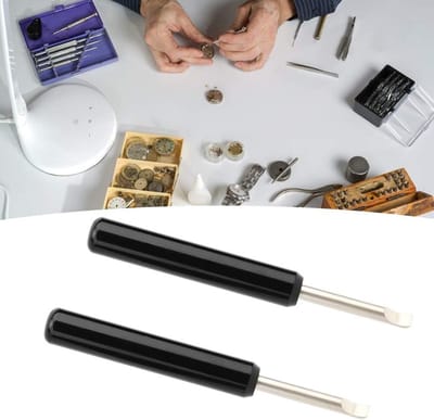 Professionele Horloge Reparatie Set met Batterij Verwijder Tool en Duurzame Opener voor Luxe Horloges - 2 Stuks van 10.6 cm