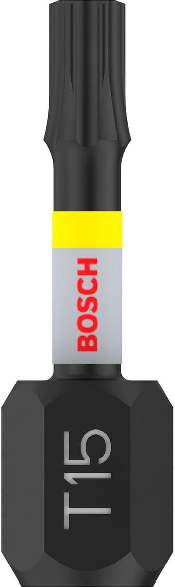 Bosch Impact Control Schroevendraaier Bits T15 25 mm 2 stuks.