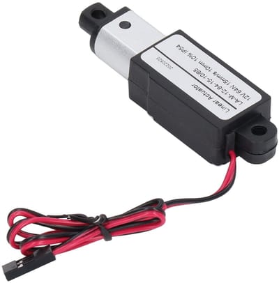 Dailygoody - Mini Elektrische Lineaire Actuator - 12V - Compact en krachtig - 64N - Waterdicht - Ideaal voor Domotica - 15 mm/s
