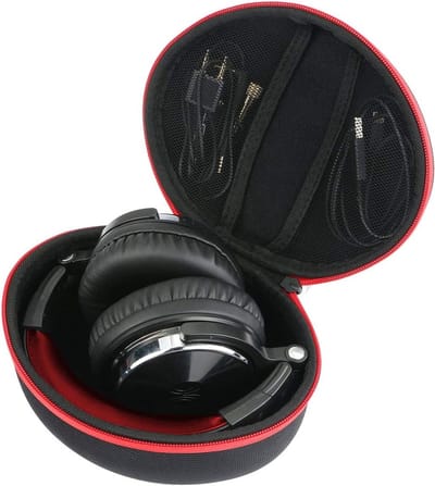 Duurzame Hard Case Reistas voor OneOdio A70/A71 Oordopjes met Rits - Bescherming, Compact en Lichtgewicht