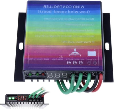 Windmolen Regelaar - Generator Controller - Energie Opladen - Waterdicht IP67 - 500W/800W - Niet gespecificeerd
