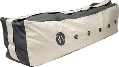 REVIVE yogatas met verstelbare schouderband, kleur creme, 100% biologisch katoen, ruim hoofdvak met zijvak.